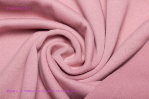 Ткань футер начёс качество компак пенье цвет пыльная роза